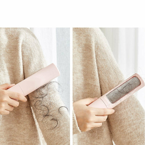Cepillo Removedor de Pelo Reutilizable 2 en 1 – Electrostático, Sin Rollos, Portátil