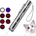 Puntero Láser 7 en 1 para Gatos – USB Recargable, Luz LED, Linterna