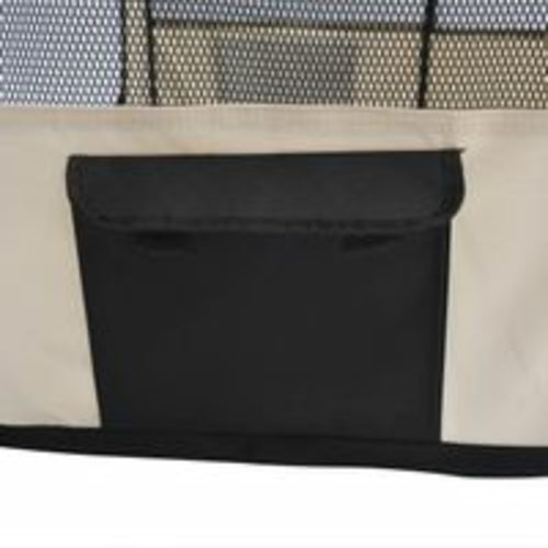 Corral Plegable para Mascotas PawHut 49" – Oxford 600D, Perros, Gatos y Conejos